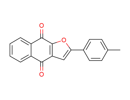 Molecular Structure of 62452-64-6 (2-(4-methylphenyl)naphtho[2,3-b]furan-4,9-dione)