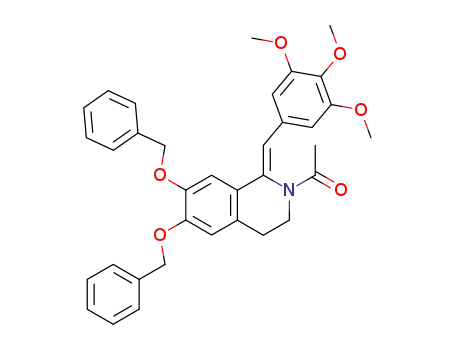 (Z)-2-Acetyl-6,7-bis(benzyloxy)-1-<(3,4,5-trimethoxyphenyl)methylene>-1,2,3,4-tetrahydroisoquinoline