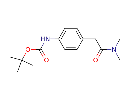 Carbamic acid, [4-[2-(dimethylamino)-2-oxoethyl]phenyl]-,
1,1-dimethylethyl ester