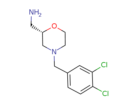 2-Morpholinemethanamine, 4-[(3,4-dichlorophenyl)methyl]-, (2S)-