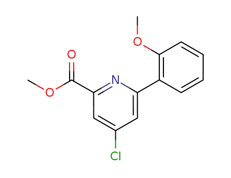 methyl 4-chloro-6-(2-methoxyphenyl)pyridin-2-carboxylate