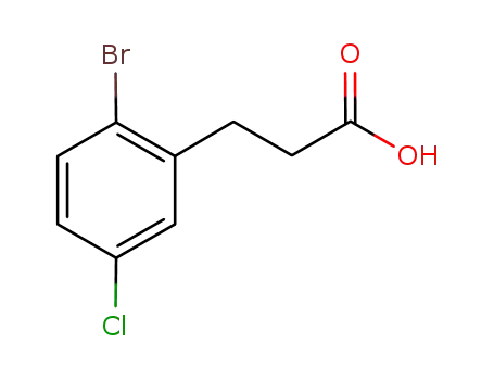 3-(2-bromo-5-chloro-phenyl)-propionic acid
