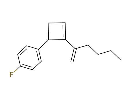 1-fluoro-4-(2-(hex-1-en-2-yl)cyclobut-2-enyl)benzene