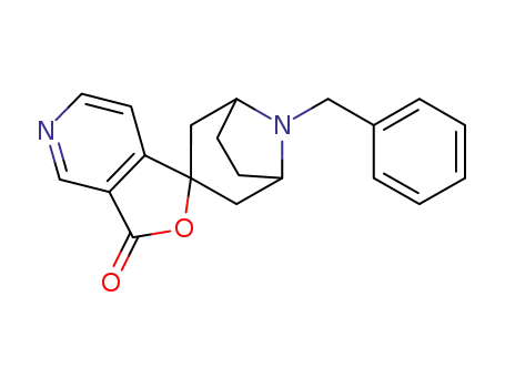 Molecular Structure of 864829-91-4 (5'-azaspiro[8-benzyl-8-azabicyclo[3.2.1]octa-3,1'(3'H)isobenzofuran-3'-one])