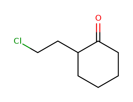 Molecular Structure of 2402-57-5 (Cyclohexanone, 2-(2-chloroethyl)-)