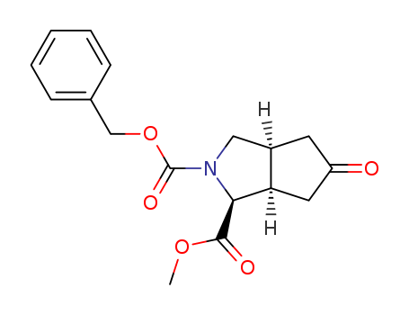 (1S)-2-benzyl 1-methyl 5-oxohexahydrocyclopenta[c]pyrrole-1,2(1H)-dicarboxylate