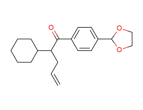 2-Cyclohexyl-1-[4(2-Dioxolanyl)Phenyl]-4-Penten-1-One