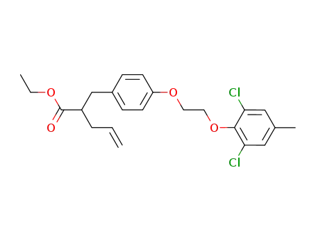ethyl 2-{4-[(2,6-dichloro-4-methylphenoxy)ethoxy]benzyl}pent-4-enoate