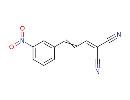 Propanedinitrile,2-[3-(3-nitrophenyl)-2-propen-1-ylidene]- cas  41122-41-2