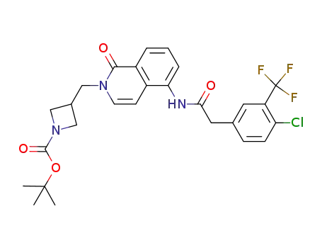 C<sub>27</sub>H<sub>27</sub>ClF<sub>3</sub>N<sub>3</sub>O<sub>4</sub>