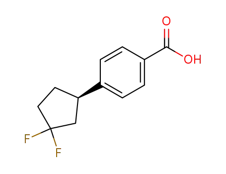 (R)-3-(3,3-difluorocyclopentyl)benzoic acid
