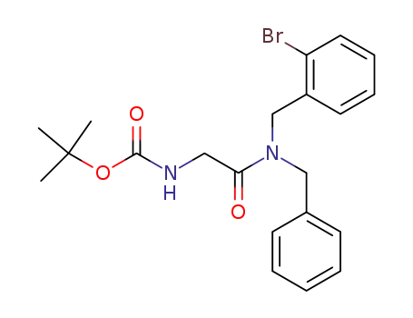 tert-butyl {[benzyl(2-bromobenzyl)carbamoyl]methyl}carbamate