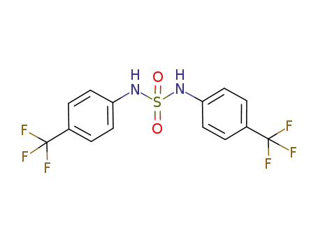 Molecular Structure of 910211-97-1 (Sulfamide, N,N'-bis[4-(trifluoromethyl)phenyl]-)