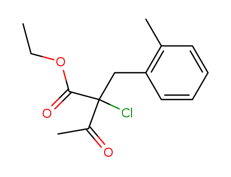 ethyl 2-chloro-2-(o-methylbenzyl)-acetoacetate