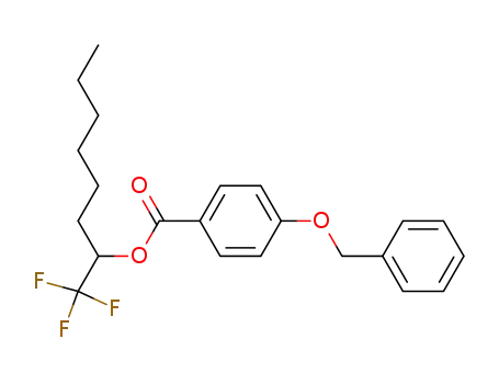Benzoic acid, 4-(phenylmethoxy)-, 1-(trifluoromethyl)heptyl ester