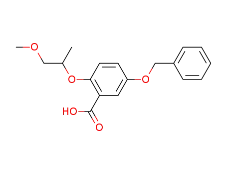 5-(benzyloxy)-2-(1-methoxypropan-2-yloxy)benzoic acid