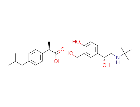 R-salbutamol*R-ibuprofen