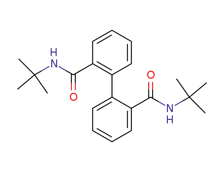 Molecular Structure of 100177-39-7 (N<SUP>2</SUP>,N<SUP>2'</SUP>-di-tert-butyl-[1,1'-biphenyl]-2,2'-dicarboxamide)