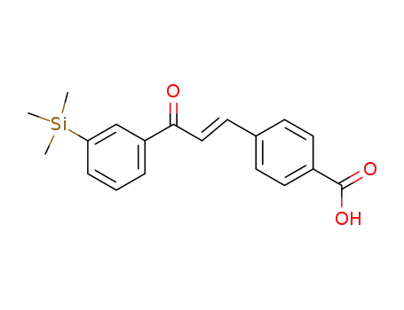 (E)-4-<3-oxo-3-<3-(trimethylsilyl)phenyl>-1-propenyl>benzoic acid
