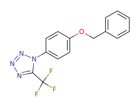 1-(4-benzyloxy-phenyl)-5-trifluoromethyl-1H-tetrazole