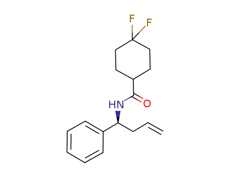 4,4-difluoro-cyclohexanecarboxylic acid (1-phenyl-but-3-enyl)-amide