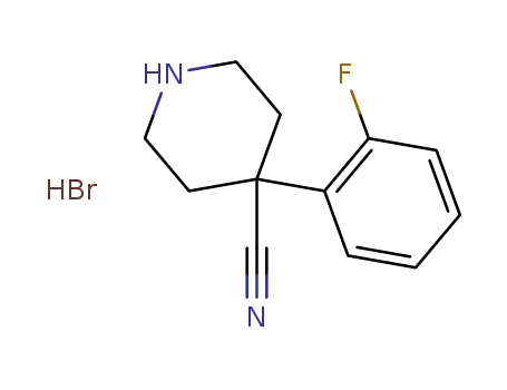 4-cyano-4-(2-fluorophenyl)piperidine hydrobromide