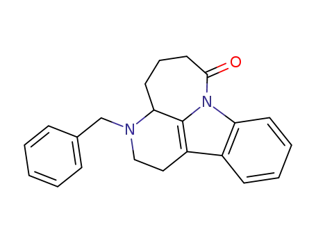 1,2,3,3a,4,5,6,7-octahydro-3-benzyl-7-oxo-azepino[1,2,3-lm]-β-carboline