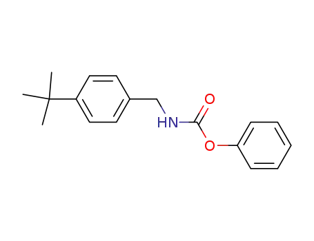 Molecular Structure of 795276-94-7 (Carbamic acid, [[4-(1,1-dimethylethyl)phenyl]methyl]-, phenyl ester)