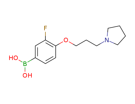 3-fluoro-4-(3-(pyrrolidin-1-yl)propoxy)phenylboronic acid