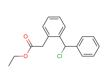 Benzeneacetic acid, 2-(chlorophenylmethyl)-, ethyl ester