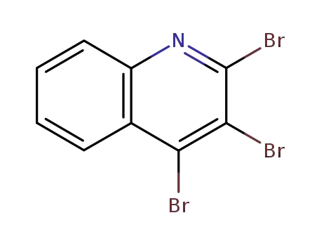 Molecular Structure of 41320-97-2 (2,3,4-tribromoquinoline)