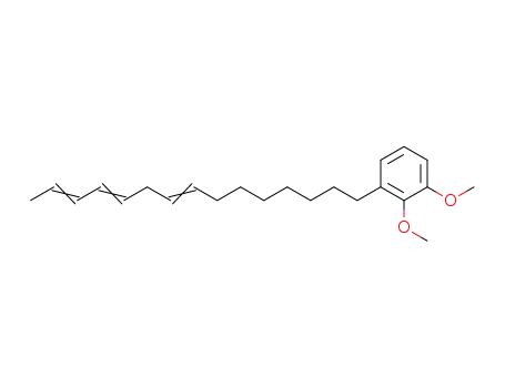 Benzene, 1,2-dimethoxy-3-(8,11,13-pentadecatrienyl)-