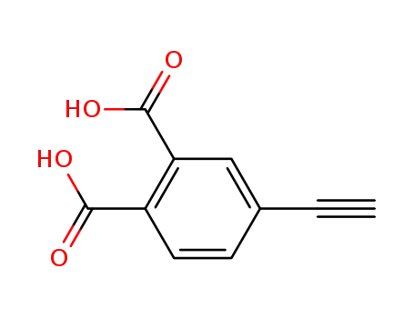 Molecular Structure of 87639-56-3 (1,2-Benzenedicarboxylic acid, 4-ethynyl-)