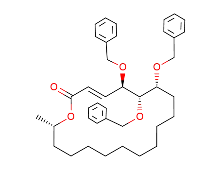 (5S,6R,7S,18R,E)-5,6,7-tris(benzyloxy)-18-methyloxacyclooctadec-3-en-2-one
