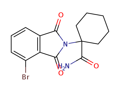 Cyclohexanecarboxamide,  1-(4-bromo-1,3-dihydro-1,3-dioxo-2H-isoindol-2-yl)-
