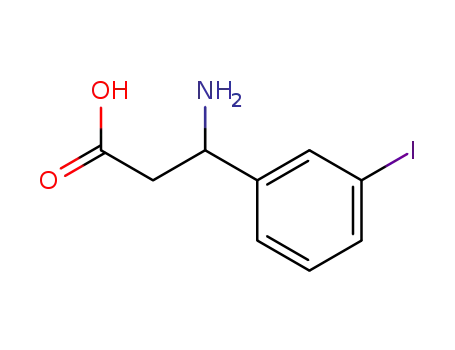 Molecular Structure of 299169-95-2 (3-(3-IODOPHENYL)-BETA-ALANINE)