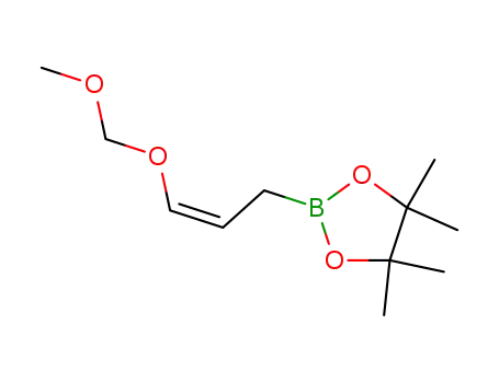 2-[(2Z)-3-(Methoxymethoxy)prop-2-en-1-yl]-4,4,5,5-tetramethyl-1,3,2-dioxaborolane