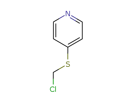 Molecular Structure of 109876-35-9 (Pyridine, 4-[(chloromethyl)thio]-)