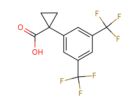 1-(3,5-bis(trifluoromethyl)phenyl)cyclopropane-1-carboxylic acid