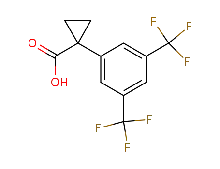 1-(3,5-bis(trifluoromethyl)phenyl)cyclopropane-1-carboxylic acid