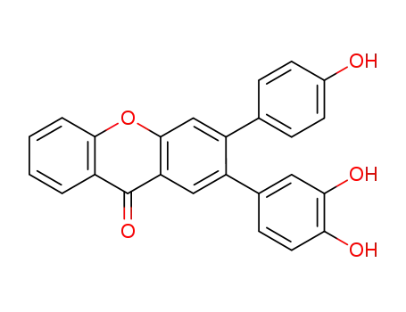 3-(4-hydroxyphenyl)-2-(3,4-dihydroxyphenyl)-9H-xanthen-9-one