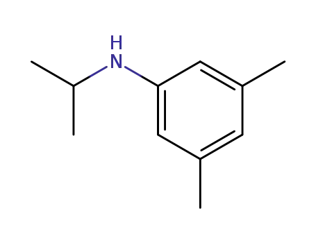 Molecular Structure of 52827-66-4 (3,5-dimethyl-N-(propan-2-yl)aniline)