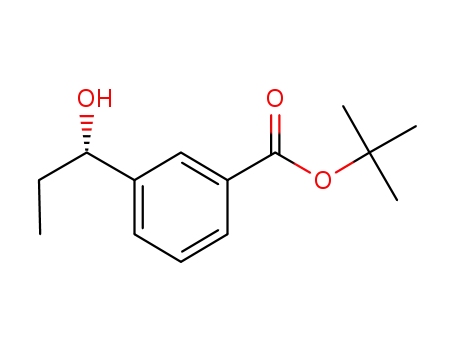 Benzoic acid, 3-[(1S)-1-hydroxypropyl]-, 1,1-dimethylethyl ester
