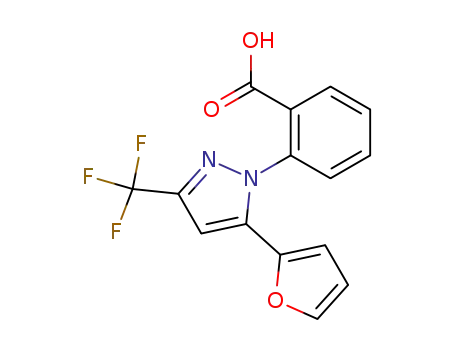 1-(2-carboxyphenyl)-3-trifluoromethyl-5-(2-furyl)-1H-pyrazole