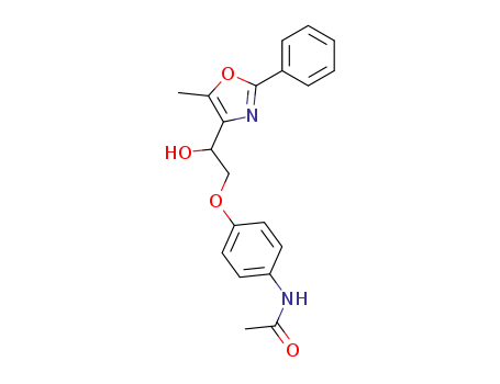 Acetamide,
N-[4-[2-hydroxy-2-(5-methyl-2-phenyl-4-oxazolyl)ethoxy]phenyl]-