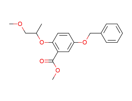 Methyl 5-(benzyloxy)-2-(1-methoxypropan-2-yloxy)benzoate