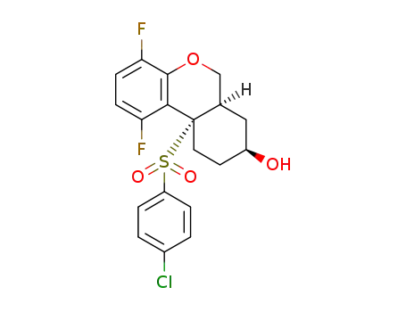 (6aR,8S,10aS)-10a-(4-chlorophenylsulfonyl)-1,4-difluoro-6a,7,8,9,10,10a-hexahydro-6H-benzo[c]chroMen-8-ol