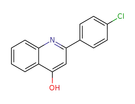 Molecular Structure of 6337-51-5 (2-(4-chlorophenyl)quinolin-4(1H)-one)