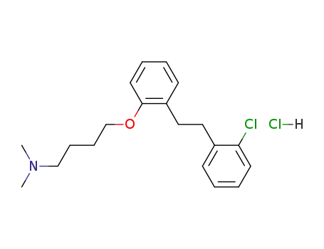 1-부탄아민, 4-(2-(2-(2-클로로페닐)에틸)페녹시)-N,N-디메틸-, 염산염