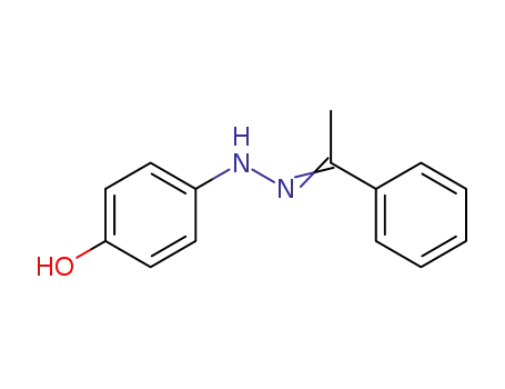 Ethanone, 1-phenyl-, (4-hydroxyphenyl)hydrazone